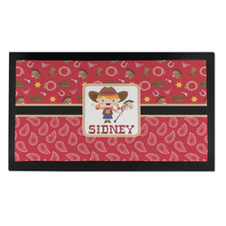 Red Western Bar Mat - Small (Personalized)