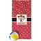 Red Western Beach Towel (Personalized)