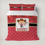 Red Western Duvet Cover (Personalized)
