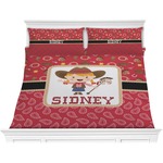 Red Western Comforter Set - King (Personalized)