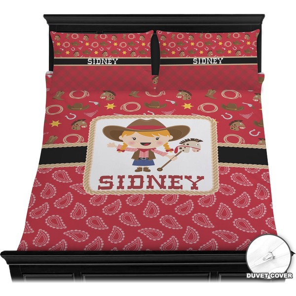 Red Western Bedding Set (Queen) - Duvet