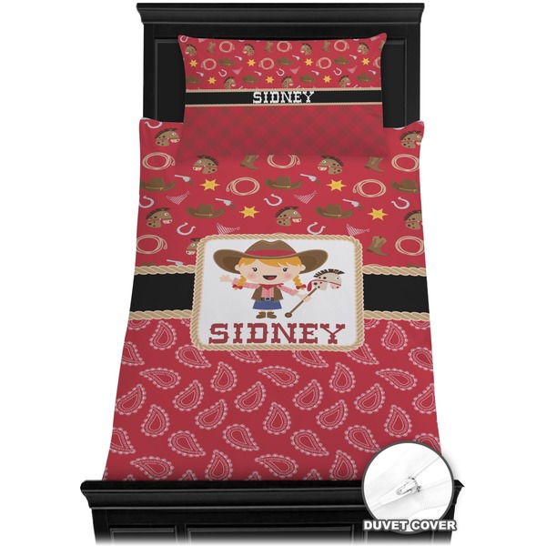 Red Western Bedding Set (Twin) - Duvet