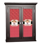 Red Western Cabinet Decal - Large (Personalized)