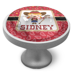 Red Western Cabinet Knob (Personalized)