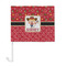 Red Western Car Flag - Large - FRONT