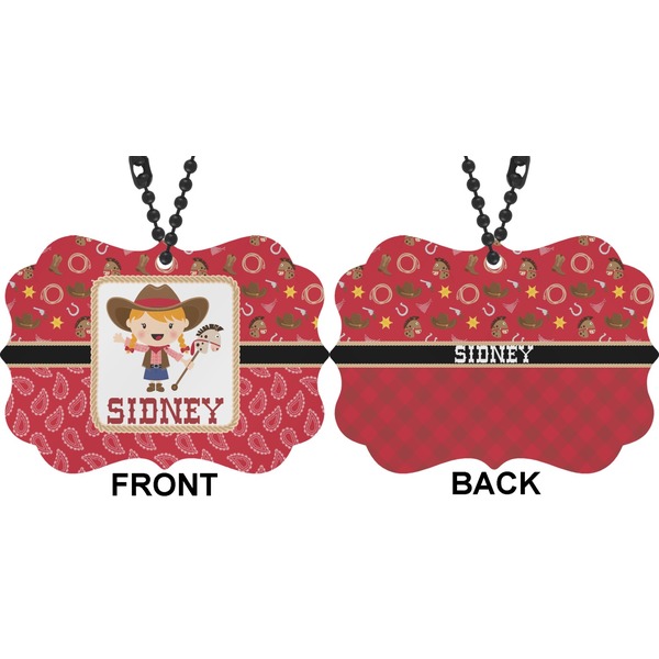 Red Western Car Ornament (Approval)