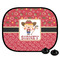 Red Western Car Side Window Sun Shade (Personalized)