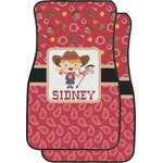 Red Western Car Floor Mats (Personalized)