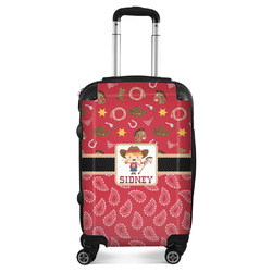 Red Western Suitcase (Personalized)