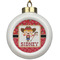 Red Western Ceramic Ball Ornaments Parent