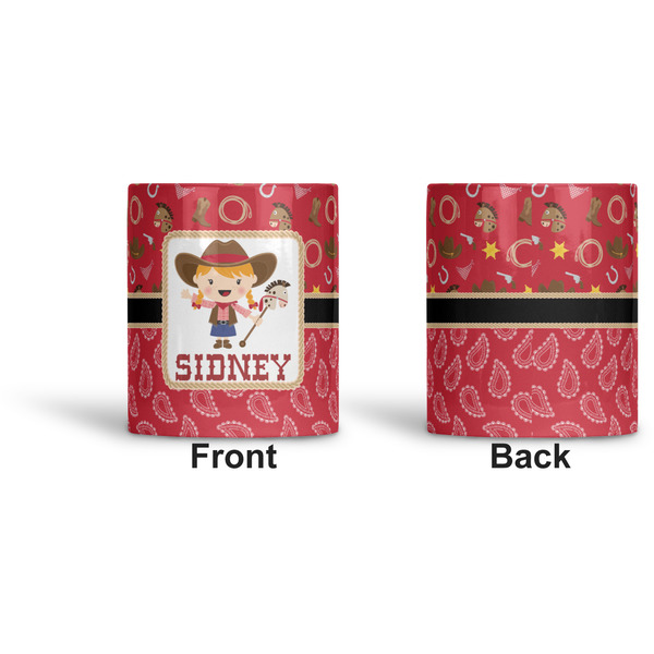 Red Western Ceramic Pen Holder - Apvl