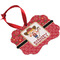 Red Western Christmas Ornament
