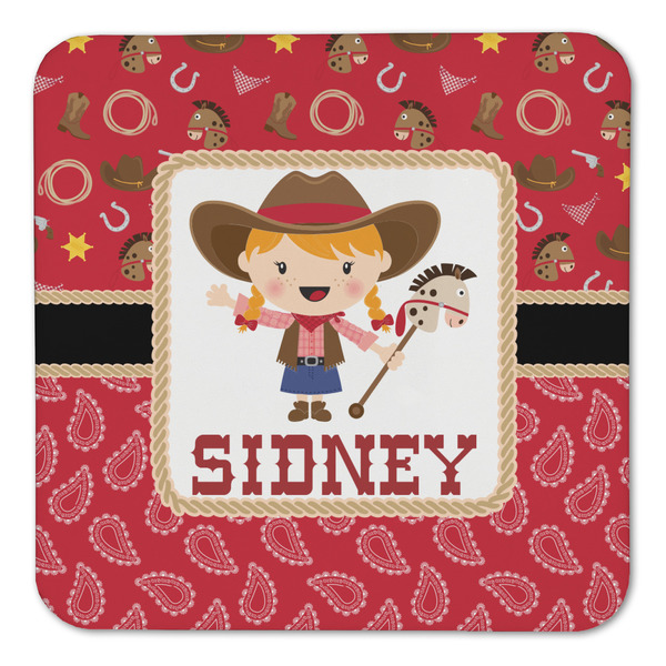 Red Western Coaster Set - FRONT (one)