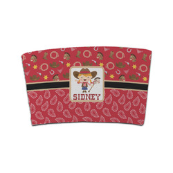 Red Western Coffee Cup Sleeve (Personalized)