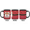 Red Western Coffee Mug - 11 oz - Black APPROVAL
