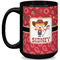 Red Western Coffee Mug - 15 oz - Black Full