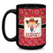 Red Western Coffee Mug - 15 oz - Black