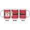 Red Western Coffee Mug - 15 oz - White APPROVAL