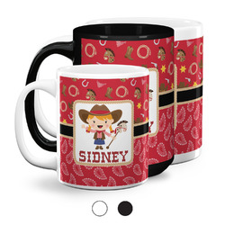 Red Western Coffee Mug (Personalized)