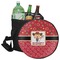 Red Western Collapsible Personalized Cooler & Seat