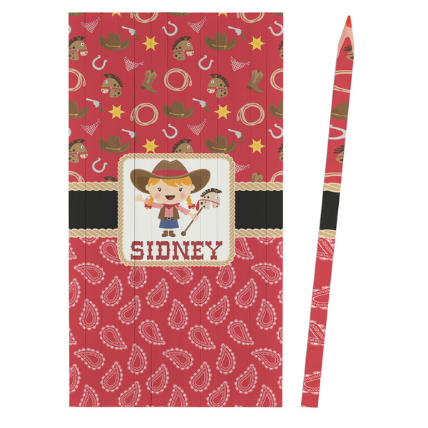 Red Western Colored Pencils - Front View