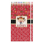 Red Western Colored Pencils (Personalized)