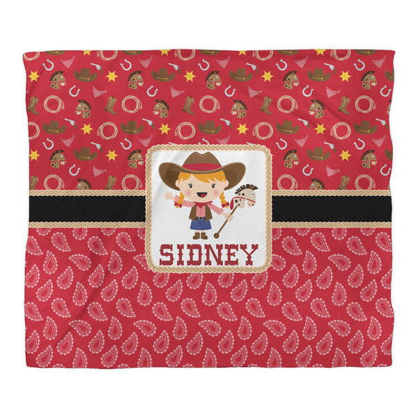 Red Western Comforter - King - Front