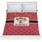 Red Western Comforter - Full / Queen (Personalized)