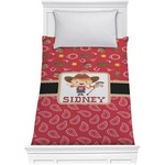 Red Western Comforter - Twin XL (Personalized)