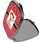 Red Western Compact Mirror (Side View)