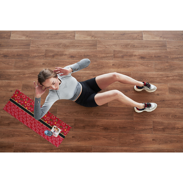 Red Western Cooling Towel- Lifestyle