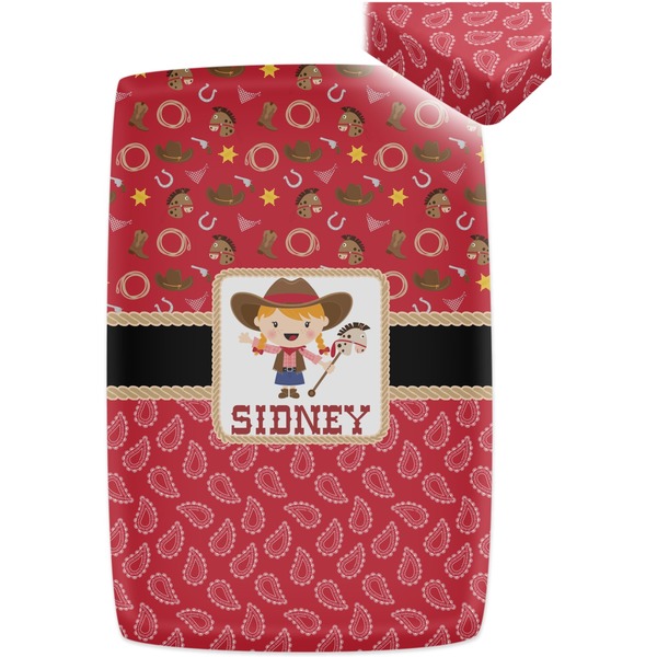 Red Western Crib Fitted Sheet - Apvl