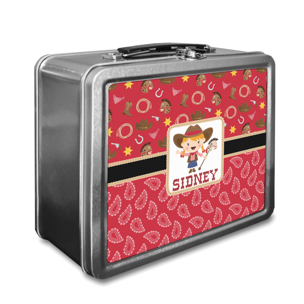 Custom Red Western Lunch Box (Personalized)