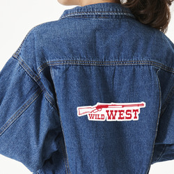 Red Western Large Custom Shape Patch - 2XL