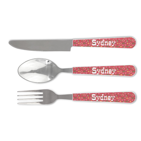 Custom Red Western Cutlery Set (Personalized)