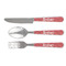 Red Western Cutlery Set - FRONT
