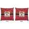 Red Western Decorative Pillow Case - Approval