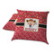 Red Western Decorative Pillow Case - TWO