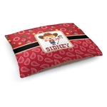 Red Western Dog Bed - Medium w/ Name or Text