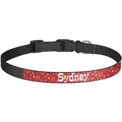 Red Western Dog Collar - Large (Personalized)