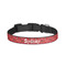 Red Western Dog Collar - Large (Personalized)