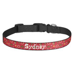 Red Western Dog Collar (Personalized)