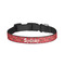 Red Western Dog Collar - Small (Personalized)