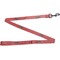 Red Western Dog Leash Full View