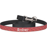 Red Western Dog Leash (Personalized)