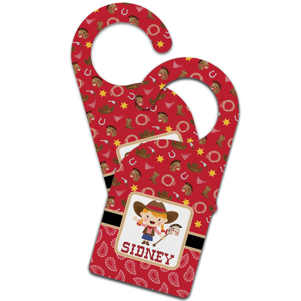 Red Western Door Hanger - MAIN