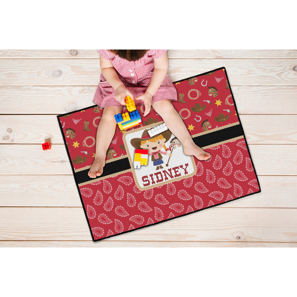 Red Western Door Mats - LIFESTYLE kid
