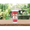 Red Western Double Wall Tumbler with Straw Lifestyle