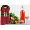 Red Western Double Wine Tote - LIFESTYLE (new)