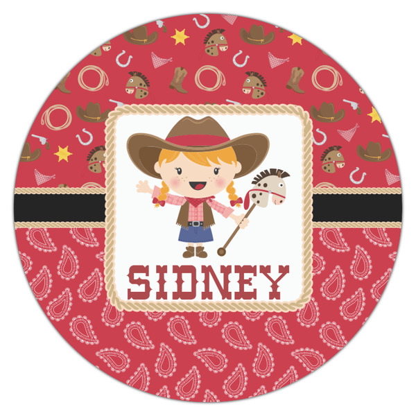 Red Western Drink Topper - Medium - Single